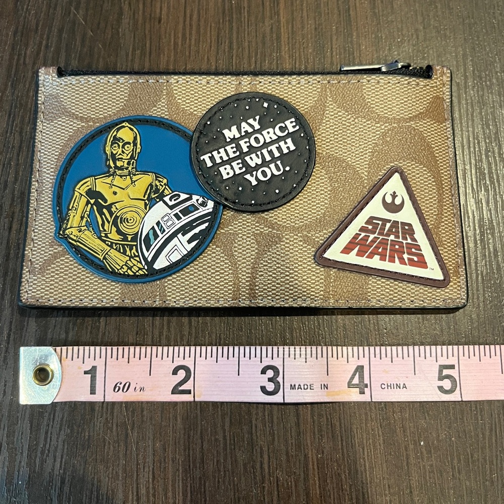 Coach x Star Wars LIMITED EDITION! Card case/wallet. Brand new.